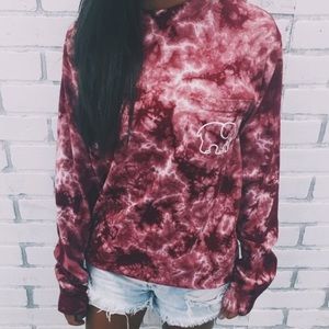 Ivory Ella Acid Wash Long Sleeve T-Shirt